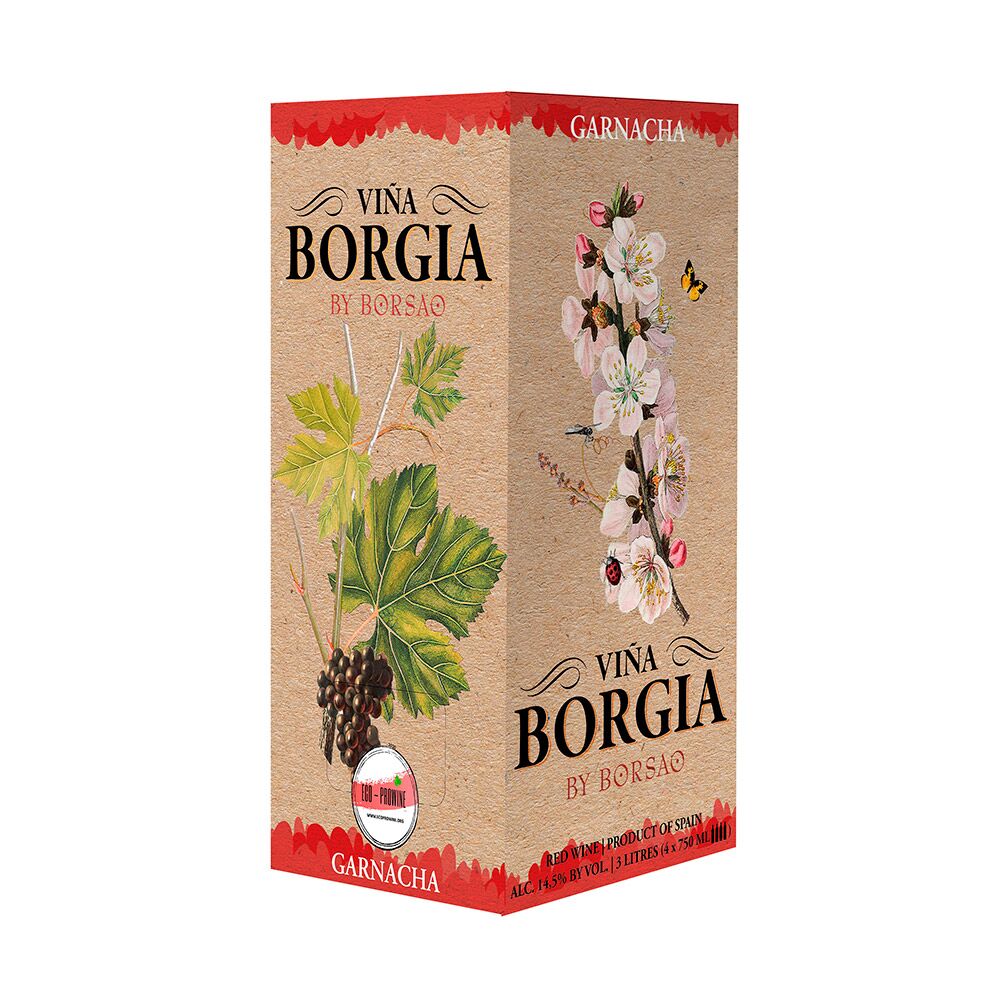Viña Borgia Tinto 3 litros (bag in box)